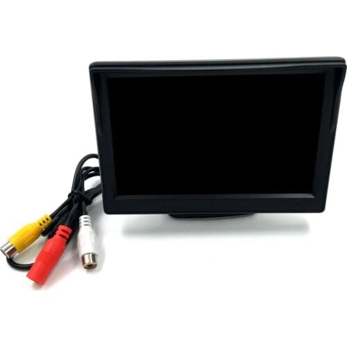 New Arrival 5" Digital Color TFT 16:9 Screen LCD Parking Sensor Car Reverse Monitor for Vehicle Rearview Camera DVD VCR DVR