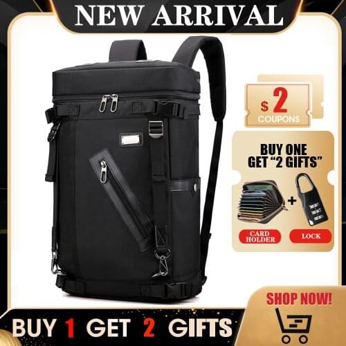 Mens Backpack Oxford Cloth Casual Fashion Academy Style High Quality Bag Design Large Capacity Multifunctional Backpacks