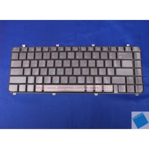 Brand New Coffee UV Laptop Keyboard 488590-AD1 AEQT6Y00120 For HP Pavilion DV5 series (Korea)100% compatiable us