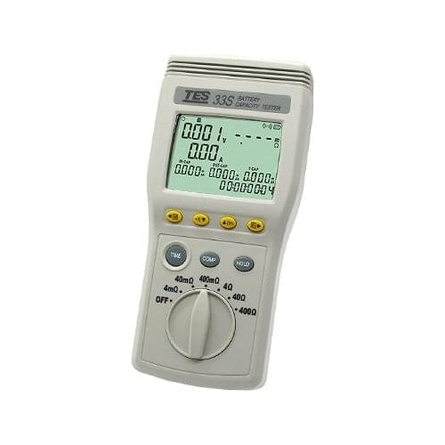 TES-33S battery capacity internal resistance detector analyzer UPS battery tester with record