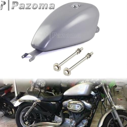 Motorcycle 3.3 Gallon EFI Fuel Gas Tank X/ Cap Fuel Tank for Harley Sportster XL 1200 XL 883 2004-2006