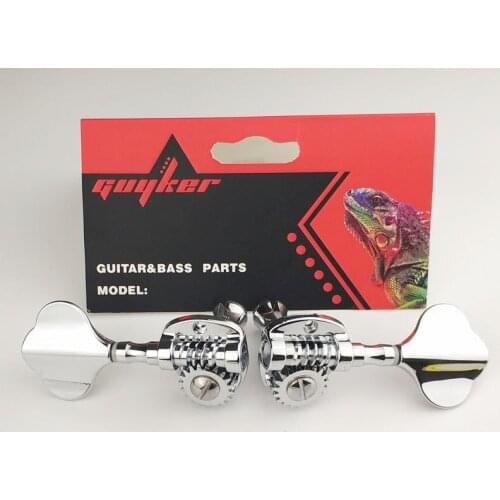 1 pcs Right or Left Electric Bass Guitar Tuning Pegs Machine Heads Knobs Tuners High Quality Chrome