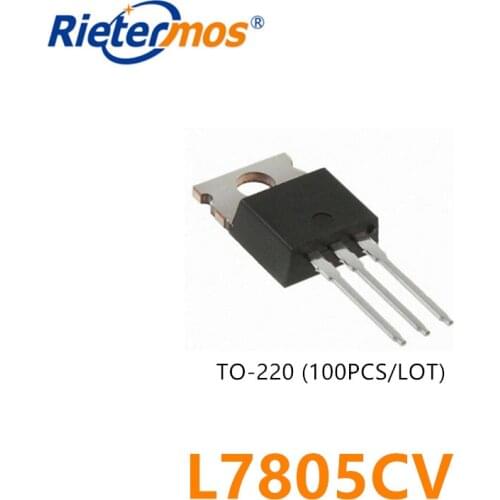 100PCS L7805 LM7805 L7805CV TO220 1.5A ORIGINAL