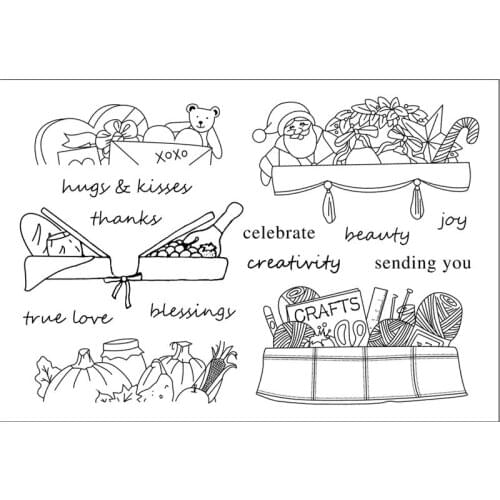 11x16 animal New Transparent Clear Rubber Stamp Sheet Cling Scrapbooking Photo Album PaperCard DIY Craft