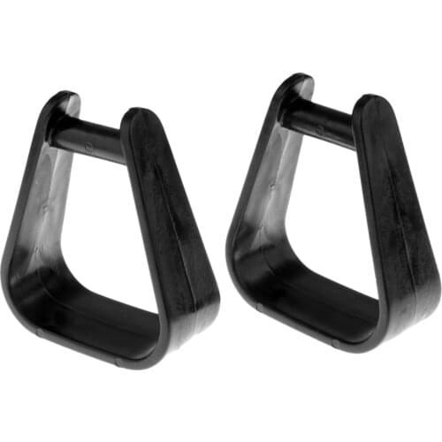 2 Pieces Lightweight Durable Wear Resistance Kids Child Plastic Stirrups Equestrian Horse Riding Gear