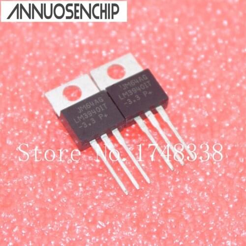 2PCS LM3940IT-3.3 LM3940IT REG LDO 3.3V 1A TO220 NEW