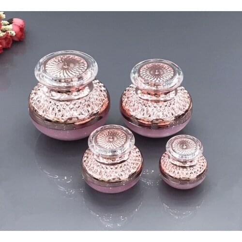 5g 10g 30g 50g Plastic Refillable Bottles Empty Eye Cream Pot Bottles Makeup Jar Travel Face Cream Lotion Cosmetic Container