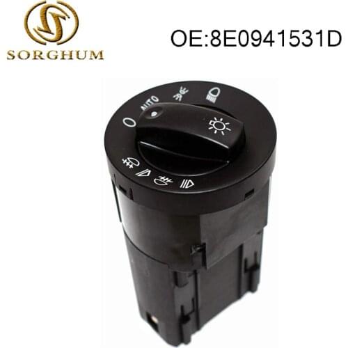 8E0941531D Auto Light Lamp Switch Control For AUDI A4 Avant Cabriolet B6 B7 2001-2008