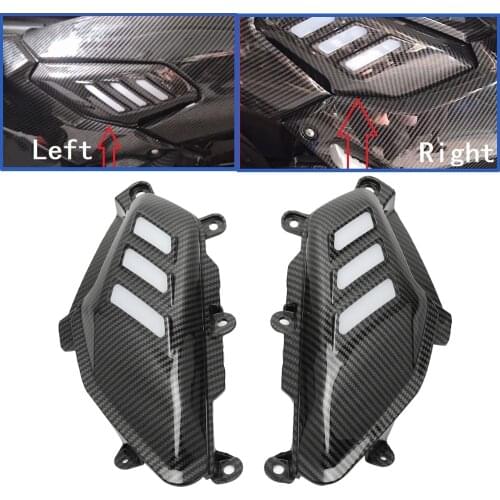 Motorcycle accessories Carbon Fiber Tank Side Cover Panel Full Fairing Shell Protective Cover for Yamaha NMAX 155 125 2016-2019