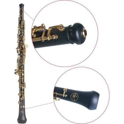 B Flat Clarinet Golden Keys Hard Rubber Body Material + Reed + Cleaning Cloth