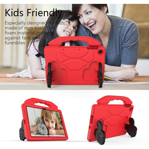 Case for Huawei MatePad T10s 10.1" 2020(AGS3-L09/W09) Tablet Case,ShockProof Durable EVA Non-toxic Kids Cover with Handle Stand