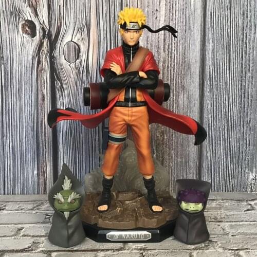 22cm Animation Uzumaki Naruto Action Figures Toy Shippuden Uzumaki Rasengan Super Movable Joints Face Change Model Birthday Gift