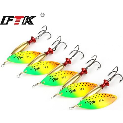 Вращающиеся блесны FTK China At AliExpress