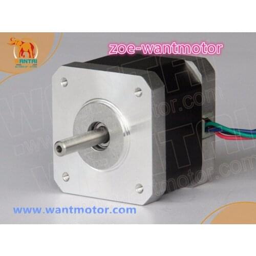 Hot sale! Nema 17 Wantai 42BYGHM809 4000g.cm,1.7A CE ROHS ISO CNC Router Kit 3D Printer Reprap