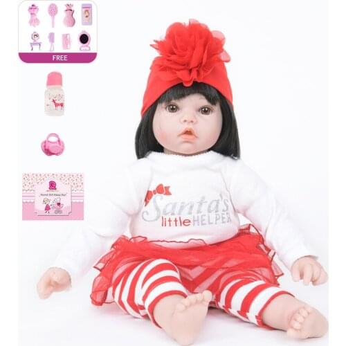 Doll for Girls Realistic Soft Silicone Alive Reborn Baby Kids Birthday Christmas Gift Reborn Baby Doll for KidsToy 22" 55cm