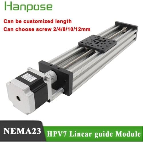 HPV7 Openbuilds C-Beam Linear Actuator Z axis t8 lead screw Pitch 2/4/8/12/14mm NEMA23 stepper motor for 3D Printer accessories