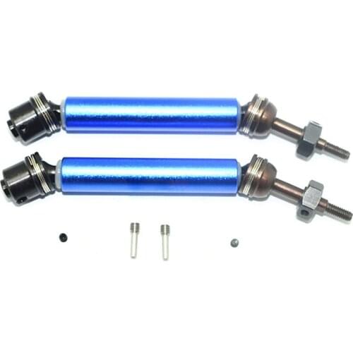 Metal CVD Rear Axle Retractable Universal Joint for TRAXXAS RUSTLER 4X4 RC Car Accessories