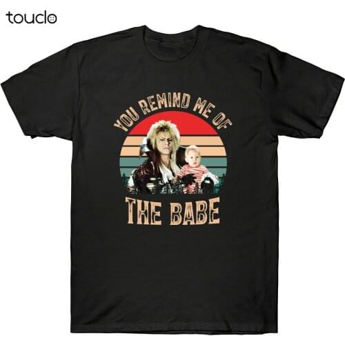 Labyrinth You Remind Me of The Babe Cult Film 80s Fantasy Vintage Mens T-shirt