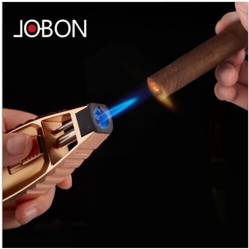 2019 NEW fashion cigar lighter original packing jobon windproof gas inflatable lighter