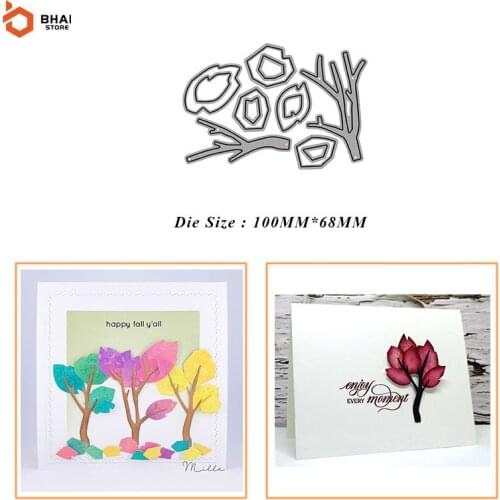 New Design Cartoon Trees Metal Cutting Dies Cut Decoration Scrapbook Paper Card Embossing Decor Craft 2021