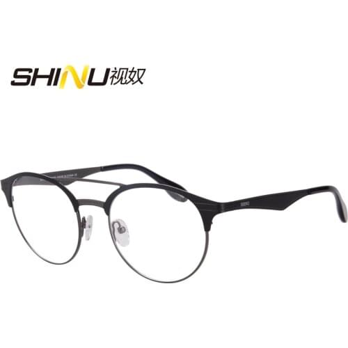 Anti Blue Light Computer Reading Glasses Women Men Reader Antifatigue Diopter Eyewear Presbyopia Eyeglasses Spectacles SH035