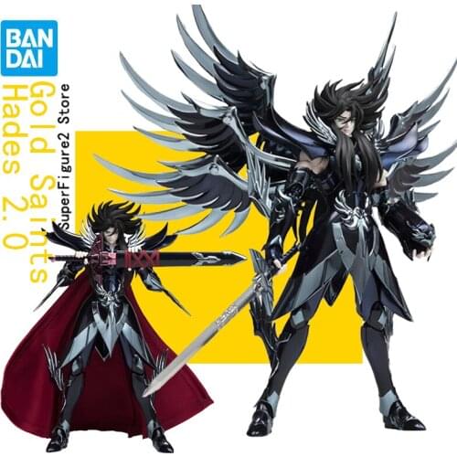 Original B a n d a i Gold S a i n t S e i y a Myth Cloth Ex Hades 2.0 Collection Model Anime Action Figure Toys