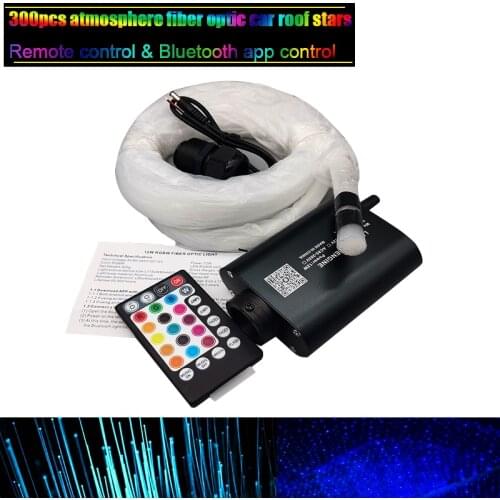 12V RGB Starry Sky LED ceiling light Bluetooth APP control atmosphere light with 2M x 300pcsfiber glass