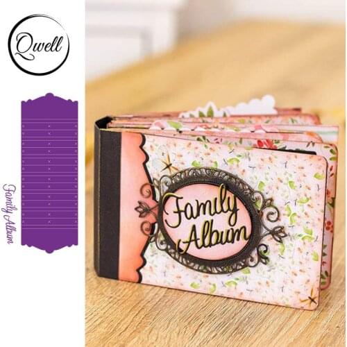 QWELL Cover Metal Cutting Dies for Scrapbooking and Card Making Paper Embossing Craft New 2019 die cuts