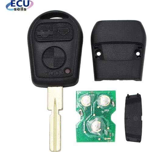 3 Button Smart Remote Key 315MHZ/433MHZ ID44 Chip 7935 for BMW 3 5 7 X5 X3 Z4 E38 E39 E46 HU58 Blade