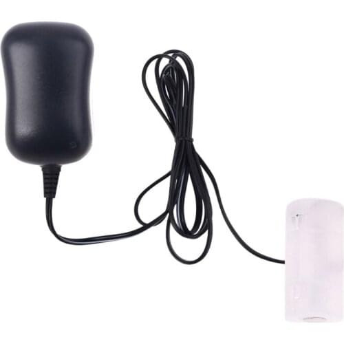 Adjustable Voltage 3V 4.5V 5V 6V 7.5V 9V 12V UK Plug Power Adapter D Battery Eliminator Replace 2 to 8pcs LR20 D Batteries