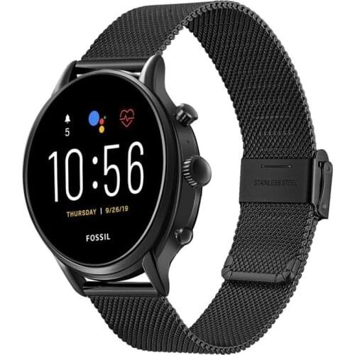 Stainless Steel Wristband Adjustable Strap Replacement Watchband For Fossil gen 5 / Q Explorist HR Gen 4 3 Bracelet Accessories