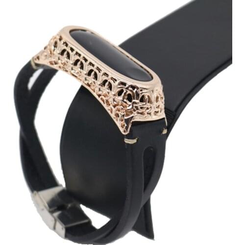 For Mi Band 3 Strap+Metal Case Shell for Xiaomi Mi Band 3 Genuine Leather Wristband for MiBand 3 Bracelet Replace Wrist Strap