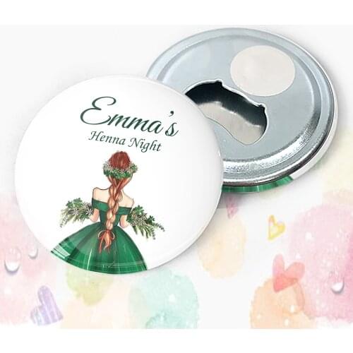 Save The Date Metal The Opener Magnet wedding, henna, christening 25 pcs