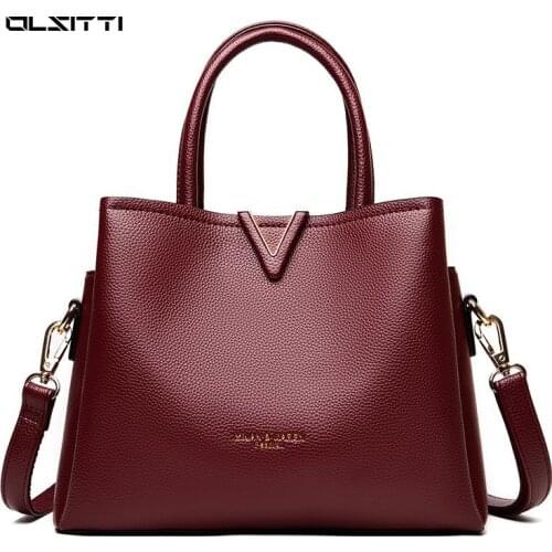 OLSITTI High Quality Pu Leather Shoulder Bags for Women 2021 New Summer Trend Black Bag Ladies Crossbody Bag Ladies Handbags