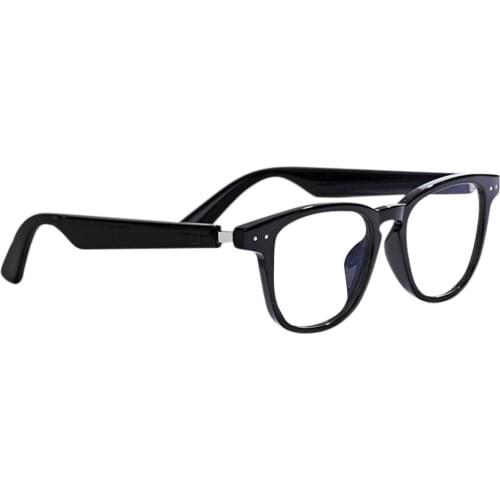 Bluetooth 5.0 smart audio eyewear music navigation voice call glasses anti-blue polarized sunglasses can install myopia lenses