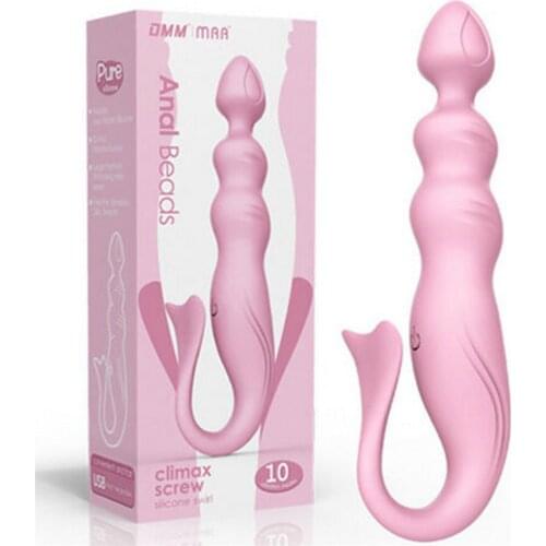 High Speed Vibrator Vagina Anal Masturbtor Clitoris Stimulation Device USB Mute Mermaid Fun Massage Vibrator For Couples