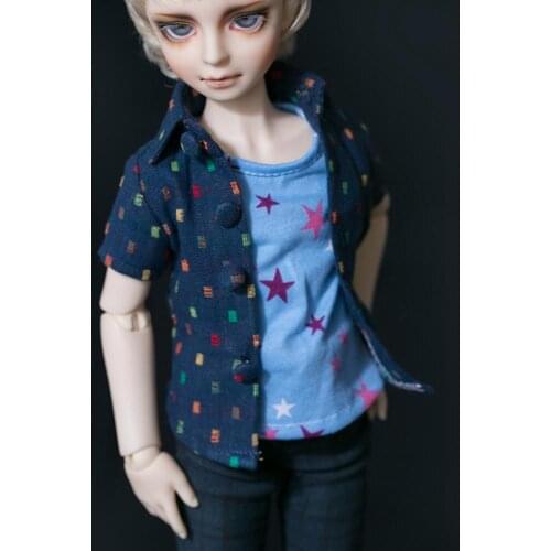 [wamami] Bjd Baby Clothes Candy Forest Short Sleeve Shirt 1/3 1/4 SD17 BJD Dolls