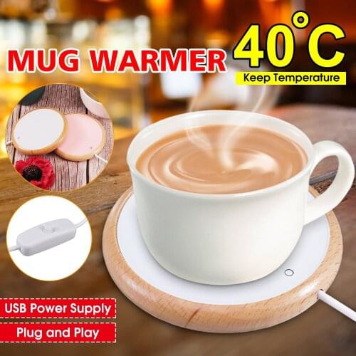 USB Tassenwärmer Wärme Getränkebecher Matte Tee Kaffee Heizung Pad Winter