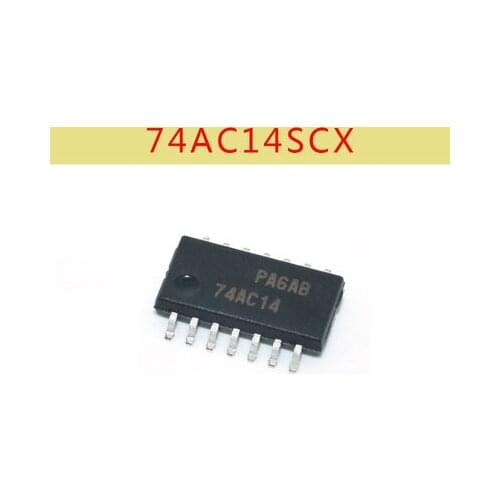 10pcs 74AC14SCX SOP-14 74AC14 SOP14 SOP new original