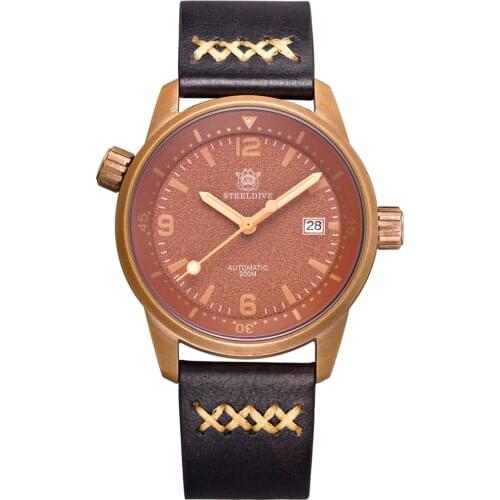 2021 Bronze Dial 20ATM Water Resistant Sapphire Glass Men Dive Watch SD1949S