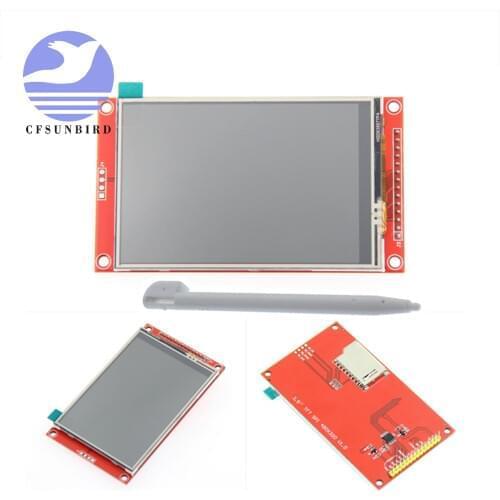 3.5" inch 480*320 MCU SPI Serial TFT LCD Module Display Screen with Touch Panel Build-in Driver ILI9488