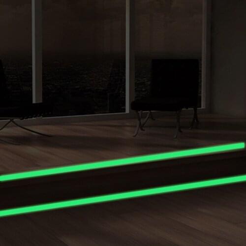 3m Car Reflective Strip Baseboard Wall Sticker Room Eco-friendly Decoration Decal Glow Luminous Band At Night DIY Strip Stickers