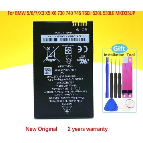 New Battery For BMW 5/6/7/X3 X5 X6 730 740 745 760li 530L 530LE MKD35UP High Quality Battery +Tracking Number