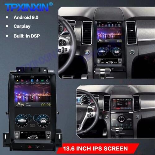 PX6 Android 9.0 4+128G Tesla Style Car Radio For Ford Taurus 2011-2016 GPS Navigation Stereo Recoder Head Unit DSP Carplay