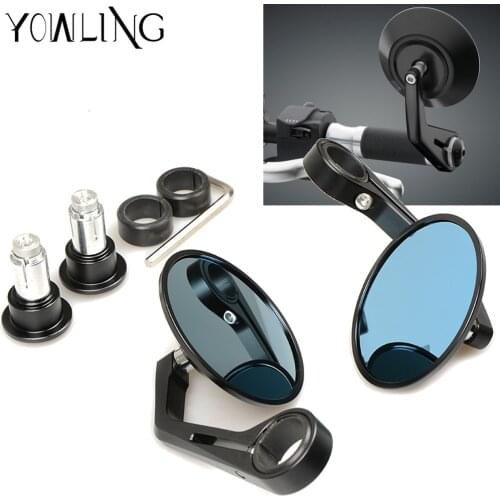 Motorcycle Mirror Motor Motorbike Rearview Side Handle Bar End Mirrors For honda kawasaki Suzuki GSXR 600 750 1000 1300 Sv650