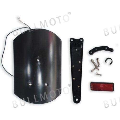 For BMW R NINE T R9T 2014 2015 2016 2017 2018 Rear Fender Bracket Mudguard With LED License Plate Lights Motorcycle Accessories