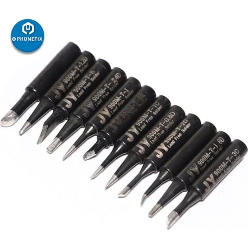 12 kinds 900M-T copper soldering iron tip Lead-free Solder tip For 936 soldering station 907 handle lead-free soldering iron