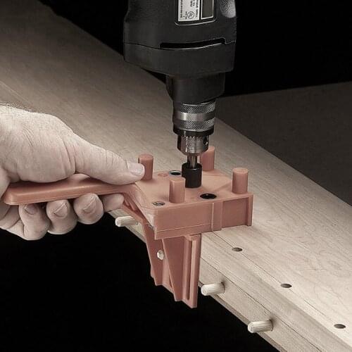 NEW Dowel Jig 6 8 10mm Wood HSS Drill Bits Woodworking Jig ABS Plastic pocket hole jig Drill Guide Tool For Carpentry