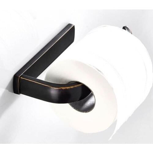 Brass Rose Gold Chrome Wall Mounted Toilet Tissue Paper Towel Holder Rack Hanger For Bathroom Accessories Kitchen Hardware Shelf