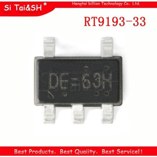 10pcs RT9193-33 SOT-23 RT9193-33GB SOT-23-5 SOT23-5 RT9391 3.3V DE = A1D new original